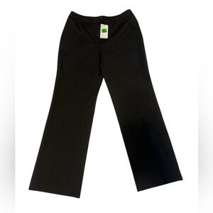 NWT Lafayette 148  Size 10 Italian Stretch Wool Trousers In Smoke